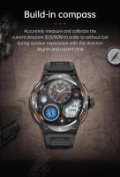 2025 Nuevo Modelo Reloj inteligente Militar Multifuncional Para Hombres Y Mujeres Pantalla AMOLED De 1,53 Pulgadas Equipada Con llamada De Linterna LED Asistente De Voz 100 + Modo  Deportivo Asistente De Salud Brújula  Lmpermeable Batería De 500Ma - details 6
