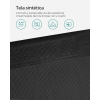 Silla de Sentado al Aire Libre Ajustable Plegable, 193 x 53 x 29 cm, Capacidad de 150 kg, con Parasol, reposacabezas, Respaldo - details 34