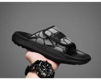 Zapatillas para hombre, zapatos informales de verano para la playa al aire libre, sandalias para caminar, cómodas, ligeras, de lujo, de diseñador, de cuero, a la moda - details 18