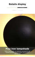 Lámpara de pared moderna nórdica TOMAX - Diseño redondo Eclipse para dormitorio, sala de estar y pasillo |   Iluminación ambiental artística con garantía de 1 año - details 8