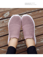 Zapatillas De Correr Para Hombre Y Mujer 2023 Comodidad Durabilidad Blanco Suela Plana Canvas Talla 35-44 Zapatillas Clásicas Sin Cordones Mesh EVA - details 15