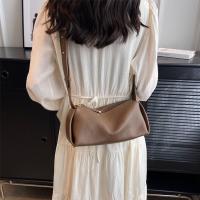 Bolso cruzado con patrón de lichi de gran capacidad, bolso de almohada, bolso de bola de masa de PU de Color sólido, bolso de compras de estilo coreano, bolso de hombro - details 13