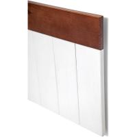Cabecera de cama de madera para pared. Cabecera de Tablas, Superior Horizontal Blanca. Estilo Vintage, para Camas de 150 cm - details 15