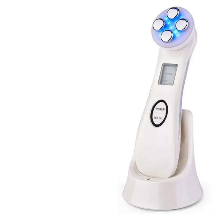 Masaje Facial RF de Onda de Radio para Levantamiento de Cara Eliminación de Arrugas Cuidado de la piel con Luz LED - 1