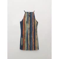 Vestido de playa informal con estampado étnico para mujer primavera y verano - details 1