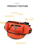 Bolsa de Cintura Ligera y Transpirable MJMOTO Impermeable, Ajustable, Multipoliza, Resistente al Desgaste, Capacidad Grande, Reflectante Nocturno Ideal para Viajes, Senderismo, Caza, Pesca, Montaña, Campamento - details 6