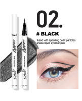 HANDAIYAN Delineador de Ojos Nacarado Brillante, Delineador de Ojos Líquido Nacarado Ultrafino, Resistente Al Agua y Duradero - details 4