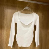 Suéter de Manga Larga con Cuello Cuadrado para Mujer Jersey de Punto para Primavera y Otoño - details 26