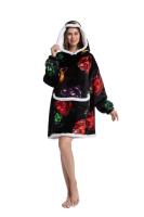 Sudadera con capucha de Sherpa para mujeres, hombres y adolescentes, manta usable de gran tamaño, manta gruesa y cálida, Sudadera con capucha grande - details 28