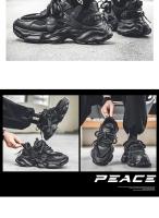 Zapatillas casuales, versátiles y transpirables de malla con suela gruesa que realzan - details 15