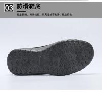 Botas cortas para hombre con aislamiento de felpa, zapatos informales, botas de nieve antideslizantes de suela gruesa, zapatos de algodón para invierno al aire libre, botines para hombre - details 8