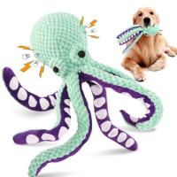 Juguete de Peluche de Octopus para Perros Interacción de Sonido Alivio del Aburrimiento - details 0