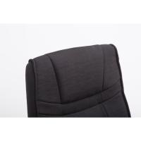 Tapizada En Tela & con Base De Metal I Silla De Conferencia con Reposabrazos, Color:Negro/Negro - details 40