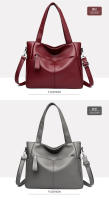 Bolsos de hombros Bolsos de mujer Bolsos de mano versátiles de moda Bolsos de mensajero de mano de cuero suave - details 23