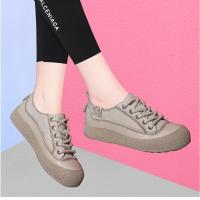 Zapatos Deportivos de Cuero de Vaca para Mujeres Versátiles para Primavera y Verano Diseño Casual - details 14