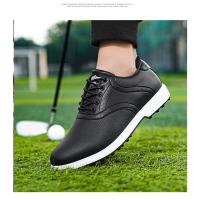 Zapatos de Golf Profesionales para Hombres Deportivos Casuales Antideslizantes Impermeables de Cuero Nuevos Zapatos de Golf - details 23