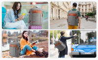 Mochila de Laptop para Viajes, Impermeable, Expandible, Aprobada para Vuelo, Anti-Robo, 42L de Capacidad Ideal para Deportes y Caza - details 5