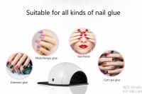 Lámpara LED UV para manicura de pies, secador profesional portátil, esmalte de Gel de curado, herramientas de arte de uñas, 48W - details 4