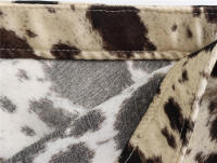 Falda midi de longitud media con textura de seda estampada versátil para mujer primavera otoño - details 4