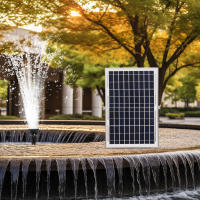 Bomba de agua alimentada por Panel Solar de 1000L/H, piscina de jardín, estanque, fuente de acuario para baño de aves, pecera, estanque pequeño, circulación de agua para oxígeno - details 0