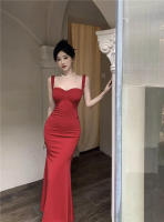 Elegante Vestido Largo de Noche Hepburn Ajuste Delgado, Acentuador de Figura - details 3