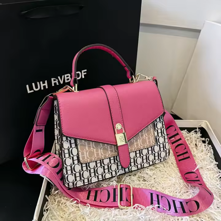 Bolso de Cuero de Vaca Genuino de Alta Calidad para Mujer Bolso de Diseñador de Lujo con Estilo - 1