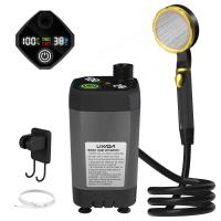 Bomba de camping RV Campamento al aire libre con pantalla completa Pantalla digital inteligente Kit de ducha ajustable de 6000 mAh - details 0