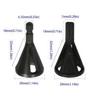 Broca de biselado externo de vástago Hexagonal, desbarbado, vástago Triangular, cortador de broca, eliminación de rebabas de Metal, biselado - details 0