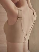 Sujetador Khaki para mujer - Cómodo y transpirable, espalda antideslizante, adecuado para correr, fitness y yoga, color sólido, talla adulta, tejido transpirable, sin aros, cómodo para llevar a diario. - details 2