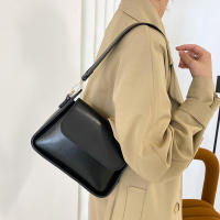 Bolsos cruzados para mujer, bolso de hombro de cuero de PU de Color sólido, bolso pequeño de moda - details 8