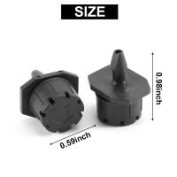Goteros de riego ajustables de 150 piezas, rociadores de 1/4 pulgadas, emisor, gotero, Mini aspersores de riego por goteo para césped - details 6