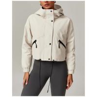 Chaqueta con capucha para mujer Chaqueta de invierno cálida con dobladillo con cordón Chaqueta de invierno impermeable y aislante - details 5