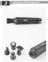 Kemei-maquinilla de afeitar eléctrica 4 en 1 para hombre y mujer, Kit de aseo Facial portátil multifunción, afeitadora negra para barba y bigote - details 4