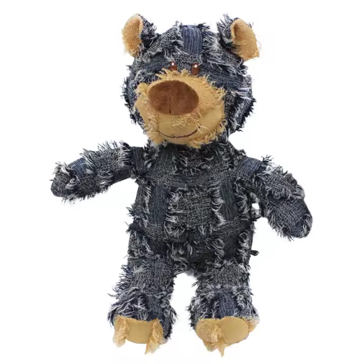 Oso de peluche resistente al desgaste para mascotas, juguetes para masticar con voz, suministros interactivos para perros y cachorros - 1