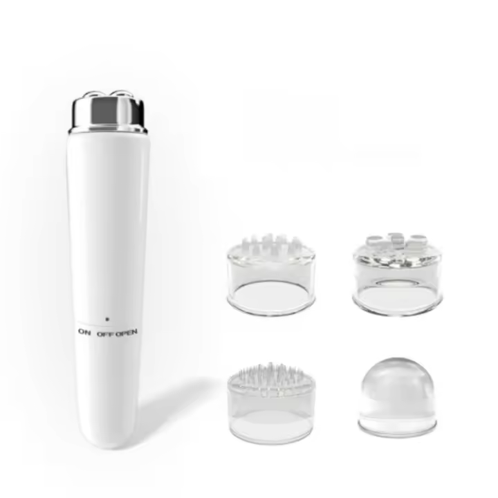 Masajeador facial eléctrico 4 en 1, herramienta de acupresión contra arrugas para aliviar el dolor - 1