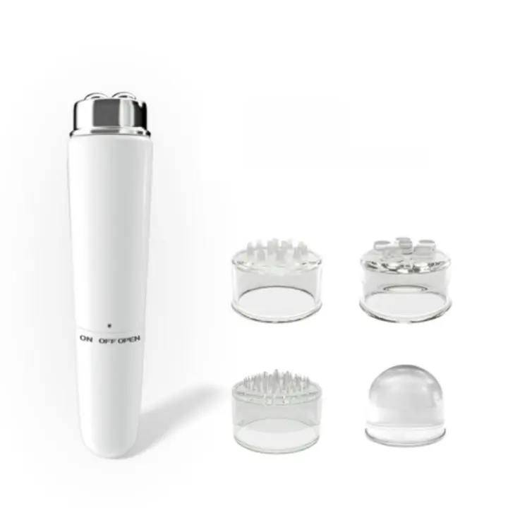 Masajeador facial eléctrico 4 en 1, herramienta de acupresión contra arrugas para aliviar el dolor - 1