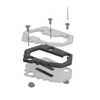 GS1300 soporte lateral de la motocicleta Placa de extensión de la almohadilla para BMW R1300GS aventura ADV R 1300 GS R1300 GS 2023 2024 2025 R1300 GS GSA - details 2