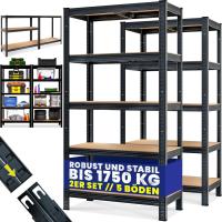 2X Estanterías Metálicas 180x90x40cm 1750 Kg Cargas Pesadas Almacenaje Garage Tableros MDF Taller - details 0