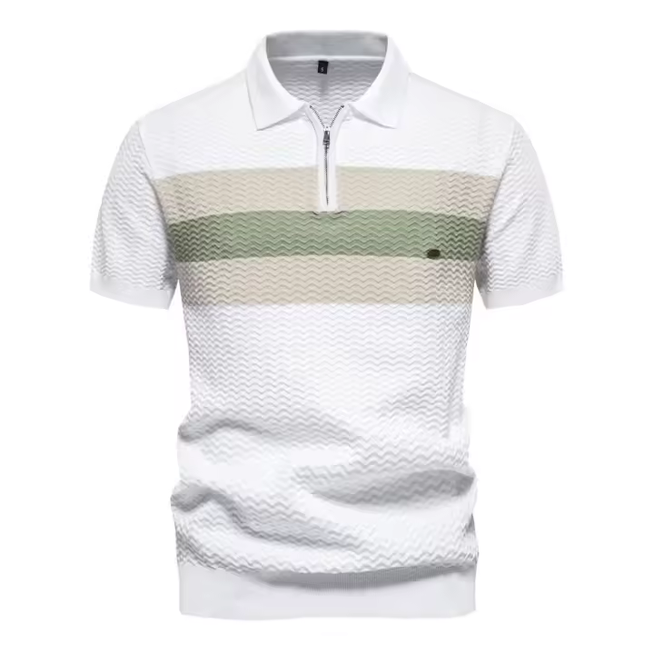polos hombre manga corta ropa hombre día del padre Polo de verano para hombre Camisa deportiva transpirable de algodón de manga corta a rayas de alta calidad Camisetas de golf informales de negocios para hombre - 1