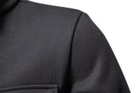 Suéter de manga larga con solapa para hombre, cárdigan con bolsillo, decoración, Color sólido, novedad de otoño e invierno, 2024 - details 24