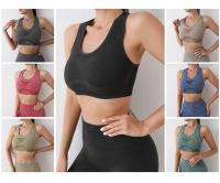 Conjunto de Workout sin Costuras para Mujer Sport Bra de Cintura Alta, Shorts de Yoga, Leggings de Moda de Gimnasio - details 9