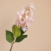Flores de hortensias artificiales de lujo, rama de flores de hortensias lilas elegantes realistas, flor falsa de plástico hecha a mano - details 7