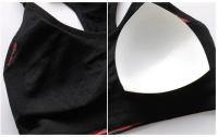 sujetadores deportivos para mujer, Sujetador deportivo para Fitness, Top con formas a prueba de golpes, secado rápido, gimnasio, ropa interior ajustable, sujetador de realce para Yoga - details 11