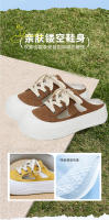 Zapatos de las mujeres 2025 verano nuevo transpirable casual tela zapatos de las mujeres de suela suave de moda versátil de las mujeres de la mitad de arrastre resistente al desgaste zapatos individuales - details 1