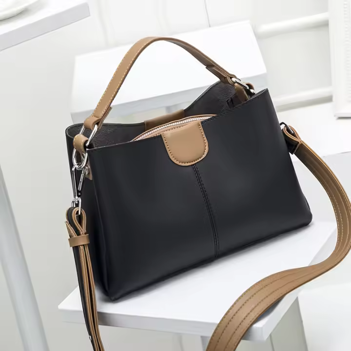 Nuevo bolso simple bolso de mensajero de hombro de moda temperamento bolso de mujer casual - 1