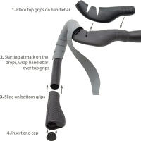 Puneras de Control de Crucero Ergonómicas para Bicicleta de Carretera Ajuste para Bicicletas Fijas y Gravel - details 3