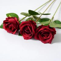 Ramo de rosas de imitación de seda, de 5 piezas rama larga, 10x51cm, centro de mesa para boda, hogar, habitación, ACCESORIOS DE CORONA DE PLANTAS falsas - details 7