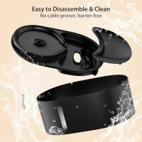 Dispensador automático de agua para gatos de 6 l/1,58 g, fuente de agua para mascotas de 2 alturas con bomba ultrasilenciosa y 8 filtros de repuesto y 32 almohadillas de filtro y alerta de escasez de agua, blanco - details 7