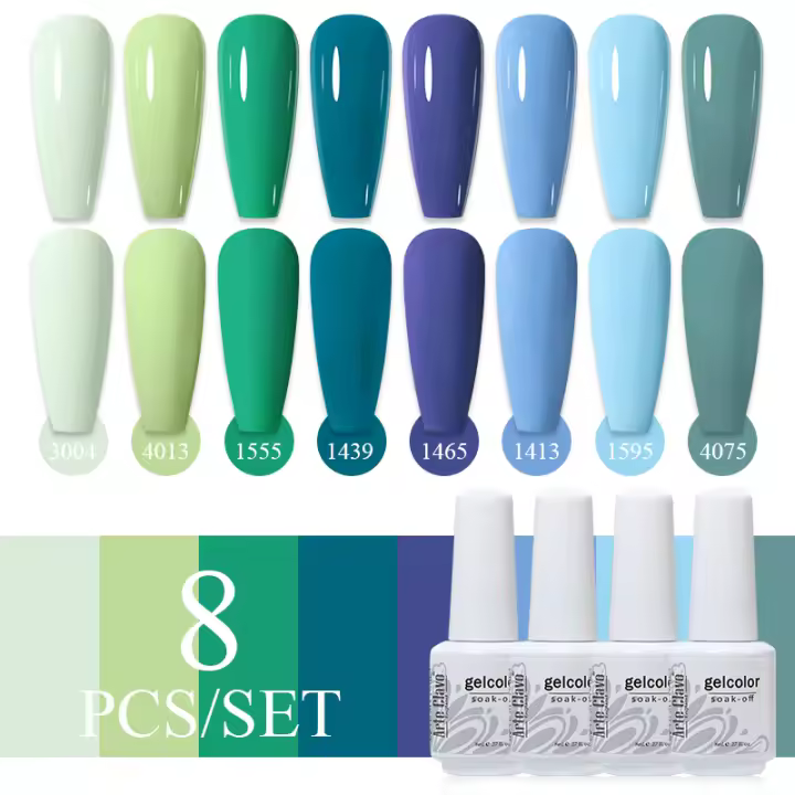 Arte Clavo-esmalte de uñas en Gel UV, barniz de alta calidad, Color caramelo, laca brillante, 8ml, gran oferta - 1