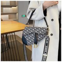 Bolso Bandolera Estampado Con Letras Para Mujer, Bolso Cruzado Informal, Bolso De Hombro Ancho Cómodo - details 2